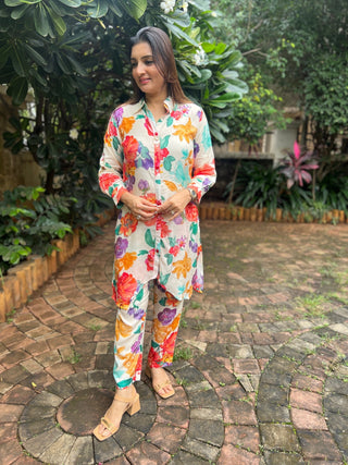 Sequenced Floral Bloom Coord Set - Preetibora